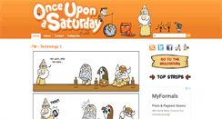 Desktop Screenshot of onceuponasaturday.com